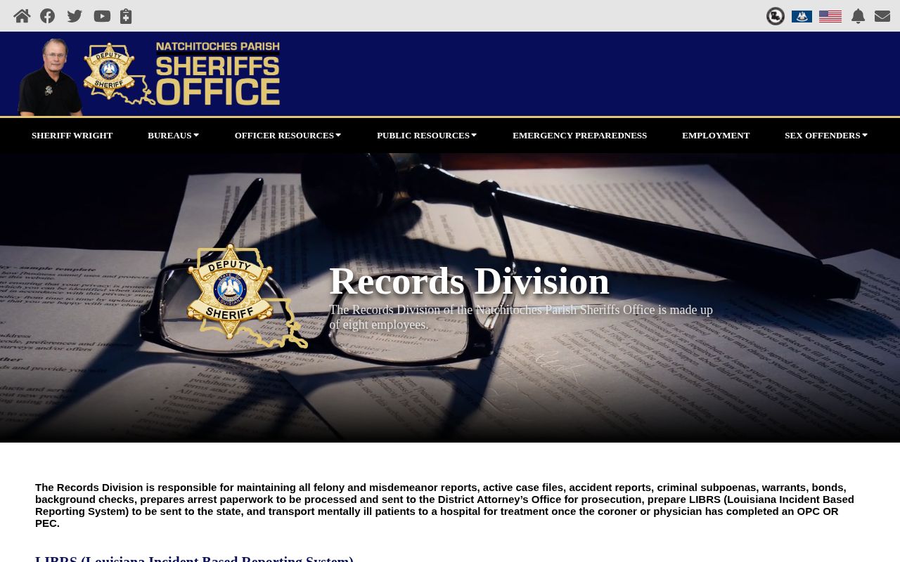 Natchitoches Parish release record request methods and fees